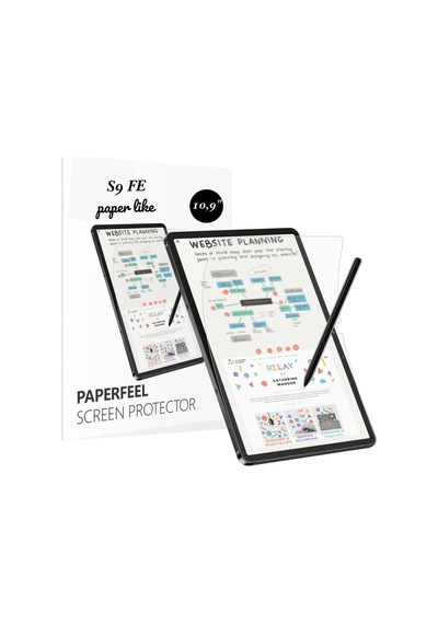 Galaxy Tab S9 Fe Sm-x510 Uyumlu Gerçek Kağıt Hissi Parlama Önleyici Paper Like Ekran Koruyucu
