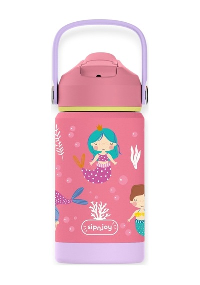 Sipnjoy - Flipsip Çocuk Su Termosu 360 Ml - Mermaid Dream