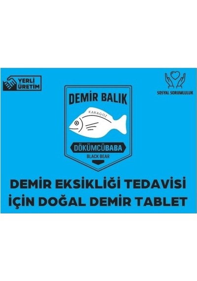 Dökümcübaba Blackbear Demir Balık Tablet