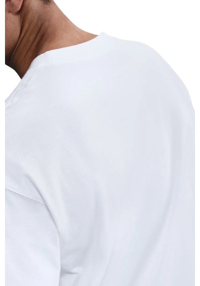 Nike Max90 Sneaker Loose Fıt T-shirt Erkek Günlük Pamuklu Tişört Beyaz