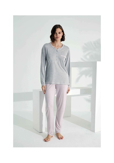 Etoile Kadın Pijama Takımı 73372.gr Gri