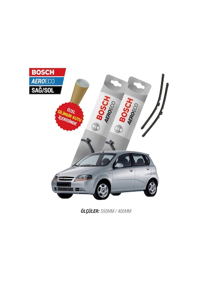 Bosch Aeroeco Chevrolet Kalos Silecek Seti (2005-2009)