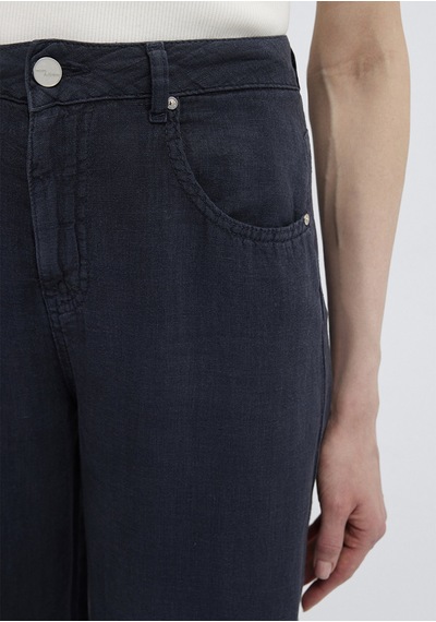 Mavi - Lacivert Keten Pantolon 1011267-86952