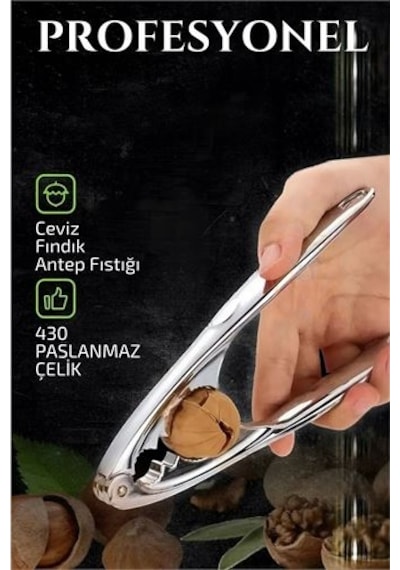 Fındık Ceviz Kırıcı 304 Paslanmaz Çelik Mink Design 721063 Çok Renkli