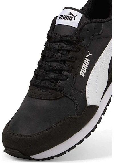 Puma 39906801 St Runner V4 L Black Whıte Erkek Sneaker Siyah
