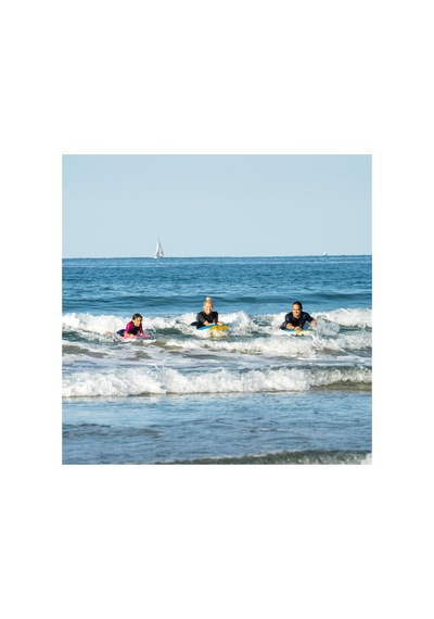 Çocuk Bodyboard - Tutma Saplı - Mavi/sarı - 100