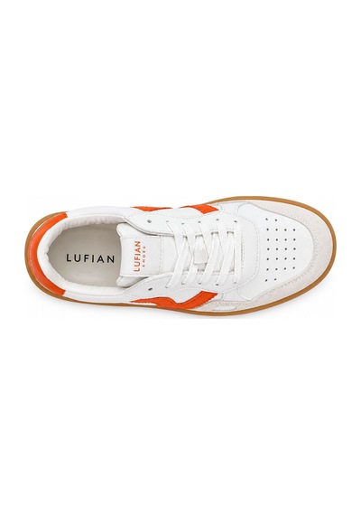 Lufian 121230058 Elsa Deri Unisex Sneaker Ayakkabı Turuncu