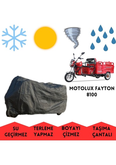 Motolux Fayton 8100 Kasalı Motor Brandası Su Geçirmez Motolux Fayton 8100 Kasalı Motor Brandası Su Geçirmez