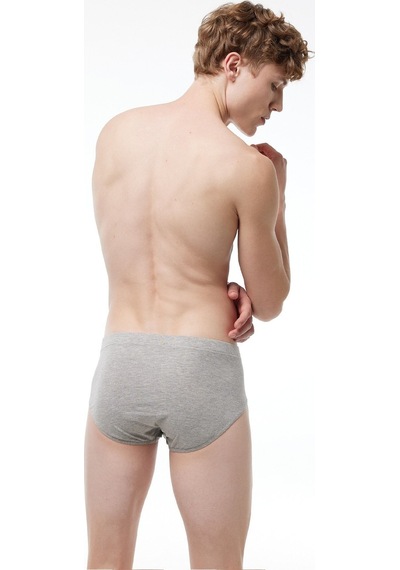 Malabadi Gri Erkek 5 Adet Modal Slip Külot 5m053 Gri