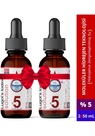 Dolar Kimya Lugol İyot Çözeltisi %5 Roll-On  2 x 50 ML