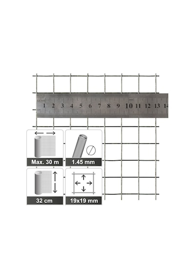 Vixpet Galvanizli Kafes Teli - Kümes Teli - Ufo Isıtıcı Teli Boy 32 CM
