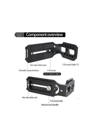 Quick Release L Plate Aynasız Ve Dslr Makineleri Dikey Kadraj Bağlama Adaptörü
