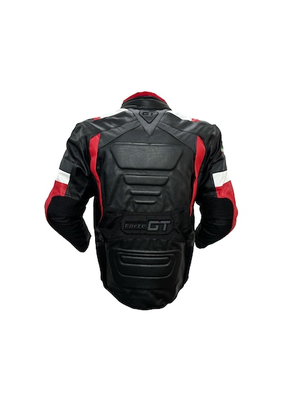Forte Gt 2001077 Simurg Deri Full Koruma Mevsimlik Motosiklet Montu Kırmızı - Siyah