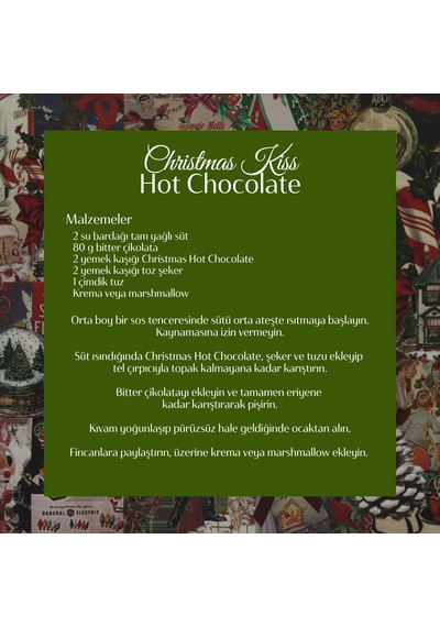 Christmas Kiss 2025 Hot Chocolate Macadamia Aromalı Sıcak Çikol