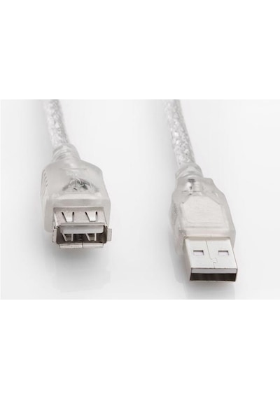 S-Link Sl-Af2015 Usb2.0 1.5M Şeffaf Uzatma Kablo