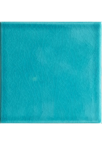Armada Çini 20x20 Cm Düz Turkuaz Çini Seramik Karo