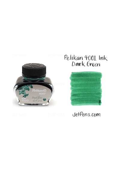 Pelikan Dolma Kalem Mürekkebi 30 Ml Yeşil 4001 Çok Renkli