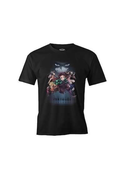 Demon Slayer Siyah Erkek Tshirt
