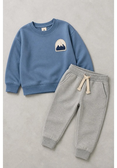Eray Alp Kids Unisex Çocuk Alt Üst Takım Mavi