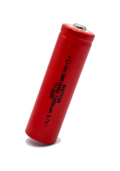 14500 1200mah 3.7v Li-ion Şarj Edilebilir Pil Güçlü Performans Yüksek Kapasiteli Wt-14500