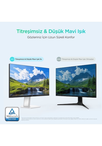 TCL 24G54 24 İnç FHD Mini LED Monitör, 100 Hz, HDR400, 5 ms GTG, %99 sRGB