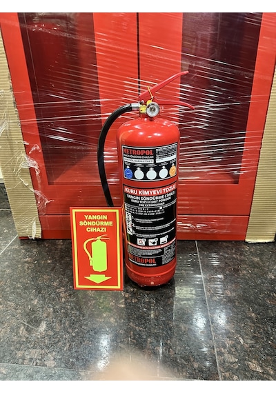 6 Kg Abc Kkt Tozlu Yeni Yangın Söndürme Cihazı Dört Yıl Garantili