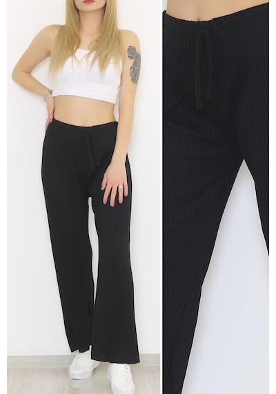 Mokashopin - Fitilli Alt Siyah - 8337.1567. 001