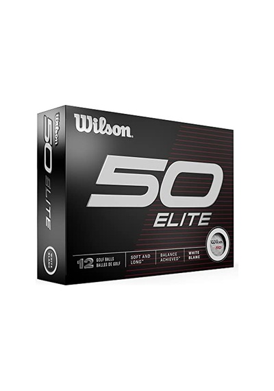 Fifty Elite Golf Topu, 12'li Paket Açık Altın