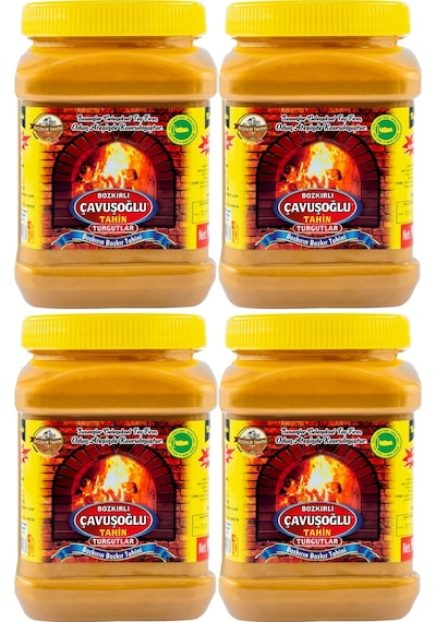 Bozkırlı Çavuşoğlu Odun Ateşinde Kepeksiz Bozkır Tahini 4 x 930 G