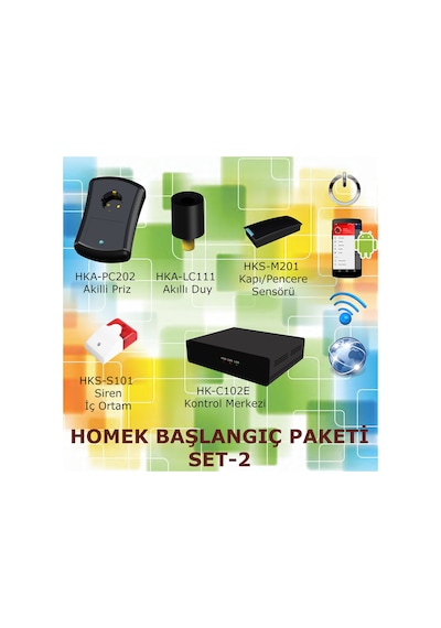 Homek Başlangıç Paketi - Set 2 / Akıllı Ev Otomasyonu