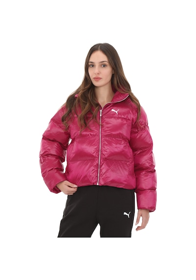 626514-45 Puma Shiny Puffer Jacket Kadın Mont Pembe 626514-45 Pembe