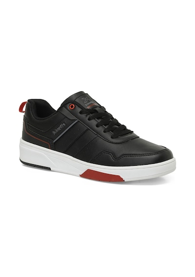 Kinetix Panzo Pu 5fx Siyah Erkek Sneaker Siyah-ekru Siyah - Ekru