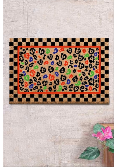 Co Co Pleda 40x60 cm Doğal Ko ko Kıl paspas,Hindistan Naturel Kapı Önü Paspası