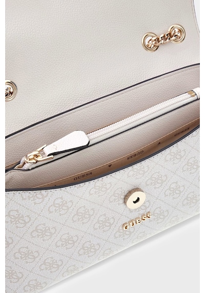 Guess Lindsey Logolu Zincir Askılı Çanta Hwsg9749210 Bayan Çanta Hwsg97 49210 Bnn Krem