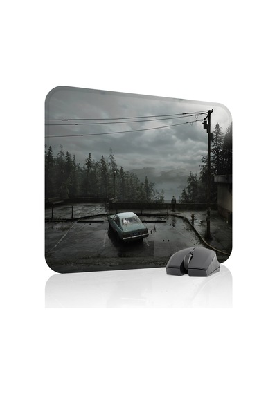Silent Hill Kaymaz Dikişli Kauçuk Oyuncu Mousepad V5 - 48x40 Xl Gaming Mouse Pad Fare Altlığı