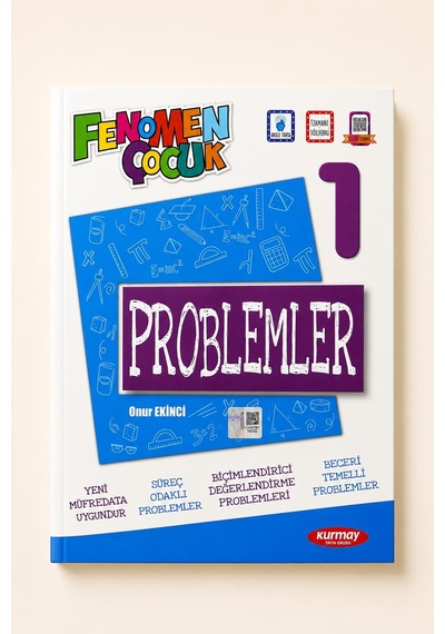 Fenomen Çocuk 1. Sınıf Türkçe Matematik Problemler Noktalama İşaretleri 4'lü Eğitim Seti