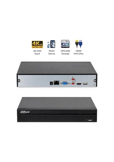 Nvr2104-4ks3 4 Kanal 8mp Ip Kamera Kayıt Cihazı