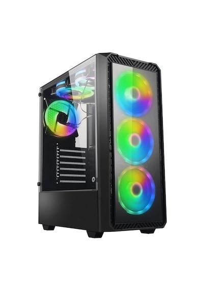 Xaser XSR735 i5-3470 16 GB 512 GB SSD 4 GB RX550 24" Free Dos Masaüstü Oyuncu Bilgisayarı