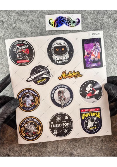 Bdls30 Küçük Boy 10lu Sticker Seti