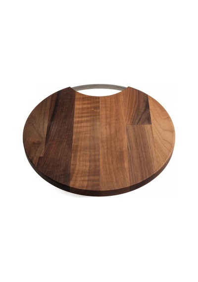 Jumbo Wood Mood Yuvarlak Kesme Ve Sunum Tahtası Ahşap