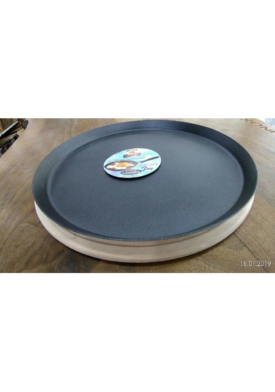 Alüminyum Pizza Tavası Tepsisi 32 CM Teflon
