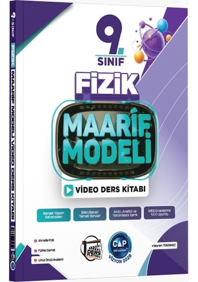9. Sınıf Fizik Maarif Video Ders Kitabı Çap Yayınları