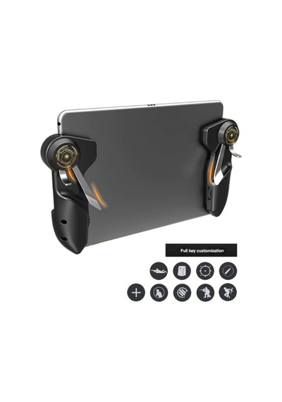 Tablet İçin 6 Parmak Tetik Aparatı Oyun Aparatı Joystick For İpad Huawei Samsung Tüm Tabletler İçin Tam Uyumlu