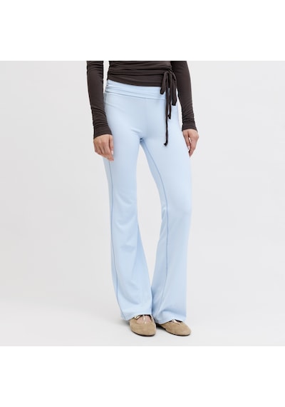 Jack & Jones Kadin Yuksek Bel Yoga Tayti Interlock Kumas Esnek Spor Tayt - 12292391 Skyway