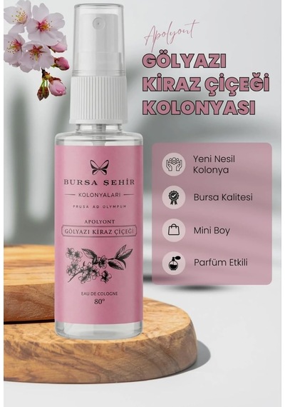 Bursa Şehir Kolonyaları Gölyazı Kiraz Çiçeği Kolonyası, 45 Ml
