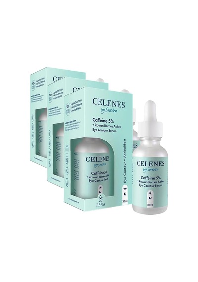 Tr Caffeine 5% + Rowan Berries Active Eye Contour Göz Serumu 3 Paketi