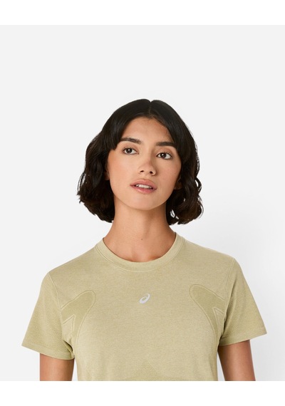 Asics Road Seamless Ss Top Kadın Yeşil Kısa Kollu Tshirt 2012d292-300