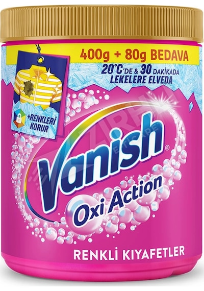 Vanish Oxi Leke Çıkarıcı Renkliler İçin 480 Gr