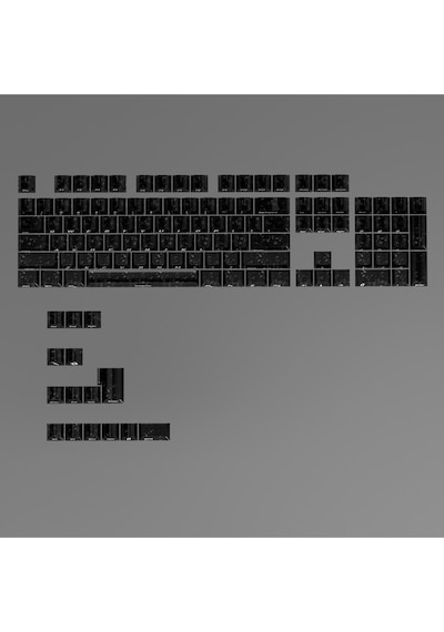Mekanik Klavye Tuş Takımı Simli Şeffaf Rgb Keycaps