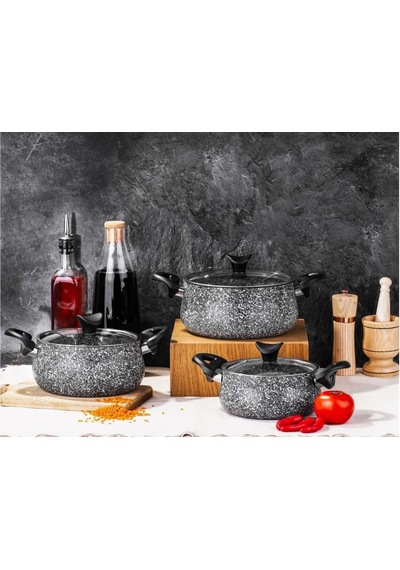 Taç Ultra Granit 3'Lü Güveç Set Tac-3410